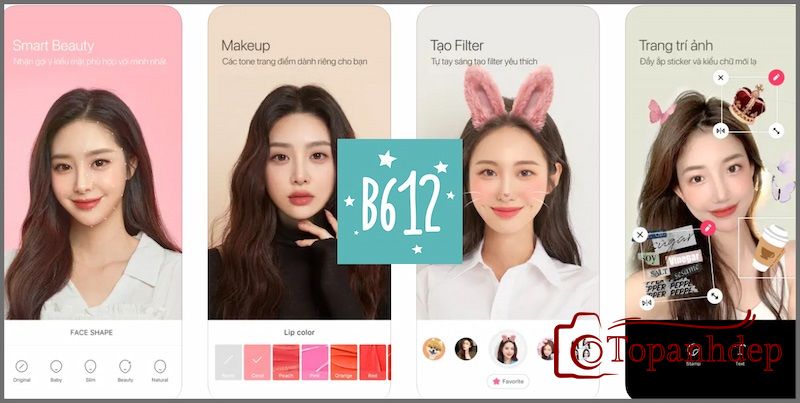 Ứng dụng B612 - Selfie đẹp lung linh
