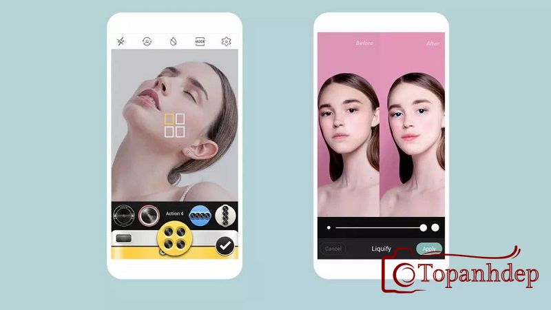 App Cymera chụp ảnh chân dung ấn tượng