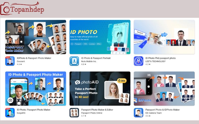 App chụp ảnh thẻ đẹp trên điện thoại