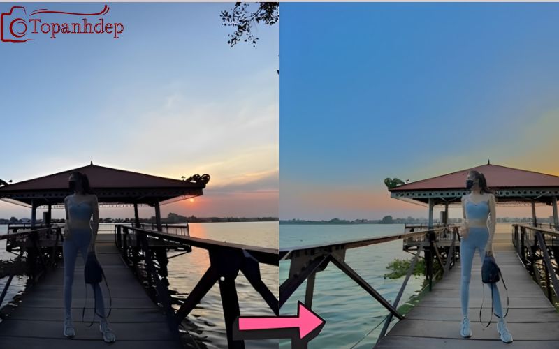 Chỉnh ảnh ngược sáng