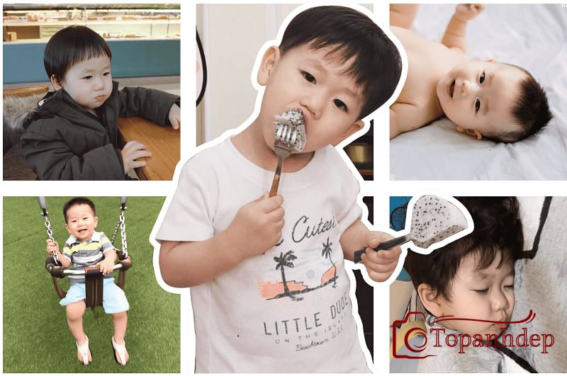 Hình ảnh bé trai biểu cảm dễ thương
