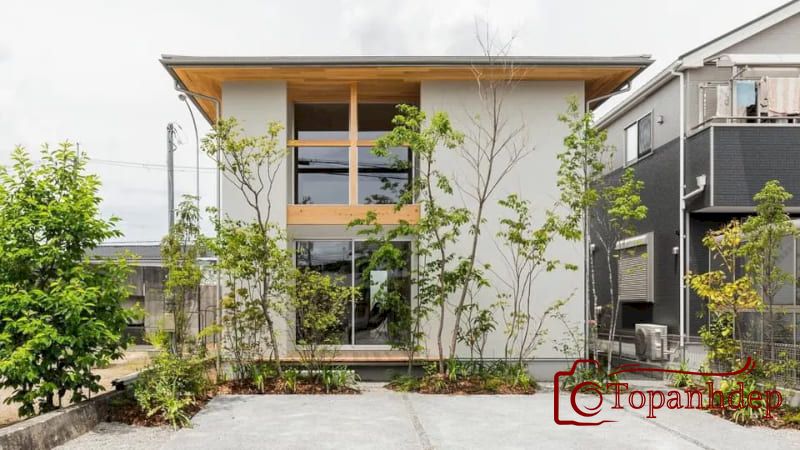 Mẫu nhà vườn 2 tầng mái bằng giá khoảng 1 tỷ