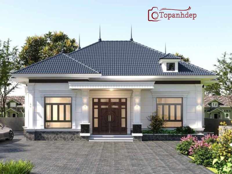 Mẫu nhà mái nhật kết hợp truyền thống và hiện đại