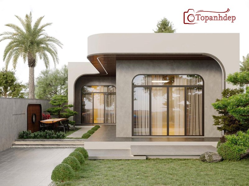 Mẫu nhà ống 1 tầng đẹp hiện đại