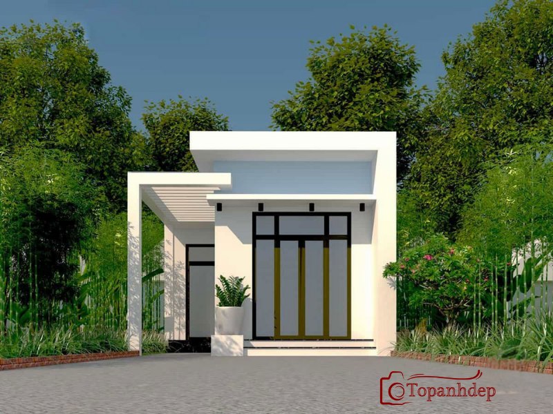 Nhà ống 1 tầng đẹp tinh tế