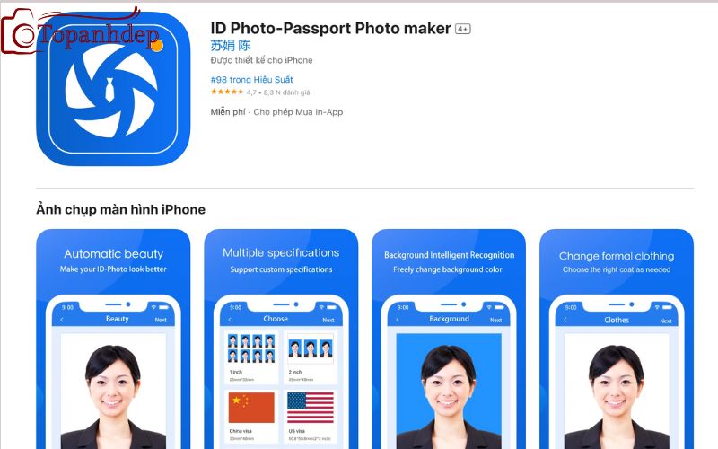 Tải app ID photo trên App Store