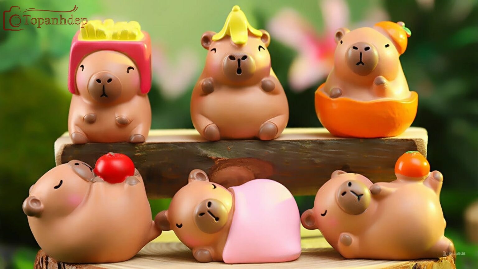 Mô hình tượng Capybara phong cách